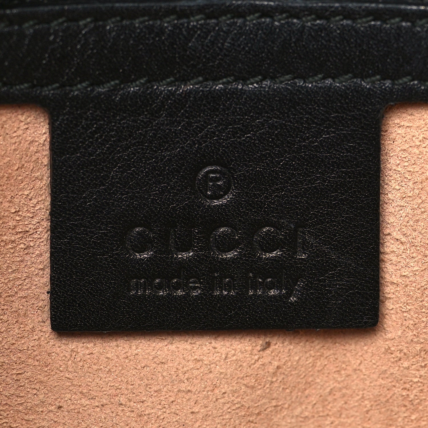 Gucci Calfskin Matelasse Small GG Marmont Shoulder Bag Black 5 of 10