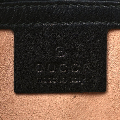 Gucci Calfskin Matelasse Small GG Marmont Shoulder Bag Black 5 of 10
