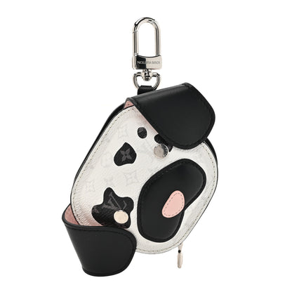 Louis Vuitton Monogram Dog Bag Bag Charm Key Holder Black 1 of 5