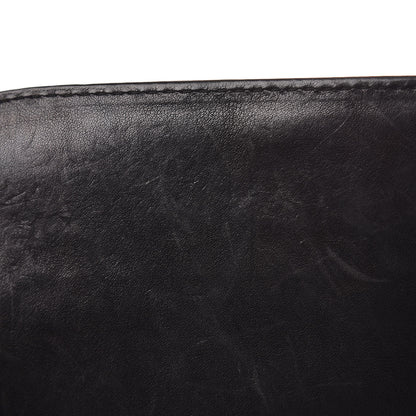 Gucci Calfskin Handmade Medium Flap Shoulder Bag Black 13 of 26