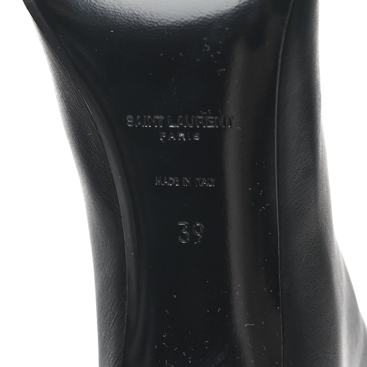 Smooth Calfskin 90 Kidd Knee High Boots 39 Black