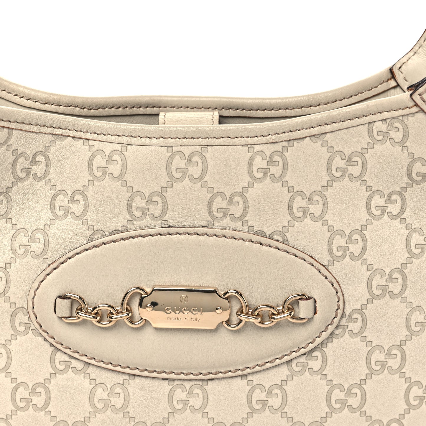Guccissima Punch Hobo Off White