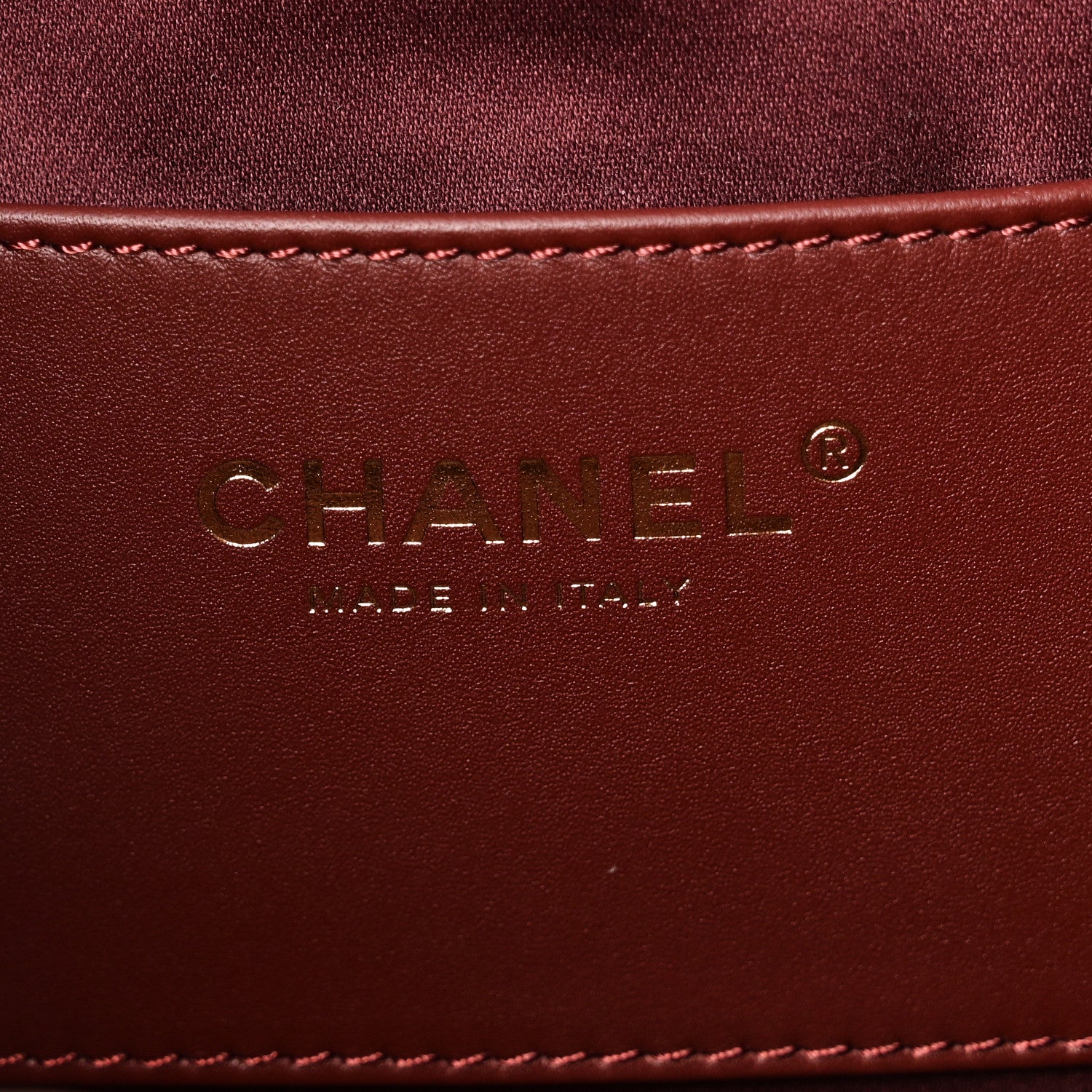 Chanel Caviar Quilted Small Chanel 25 Handbag Burgundy 6 of 10