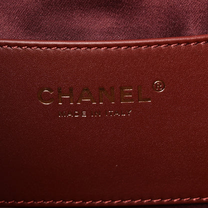 Chanel Caviar Quilted Small Chanel 25 Handbag Burgundy 6 of 10