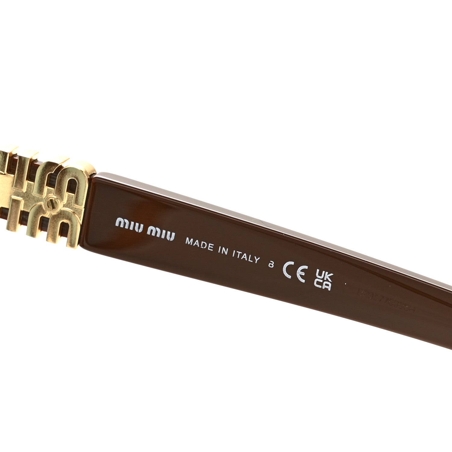 Miu Miu Acetate Square Sunglasses SMU A07 Brown 6 of 8
