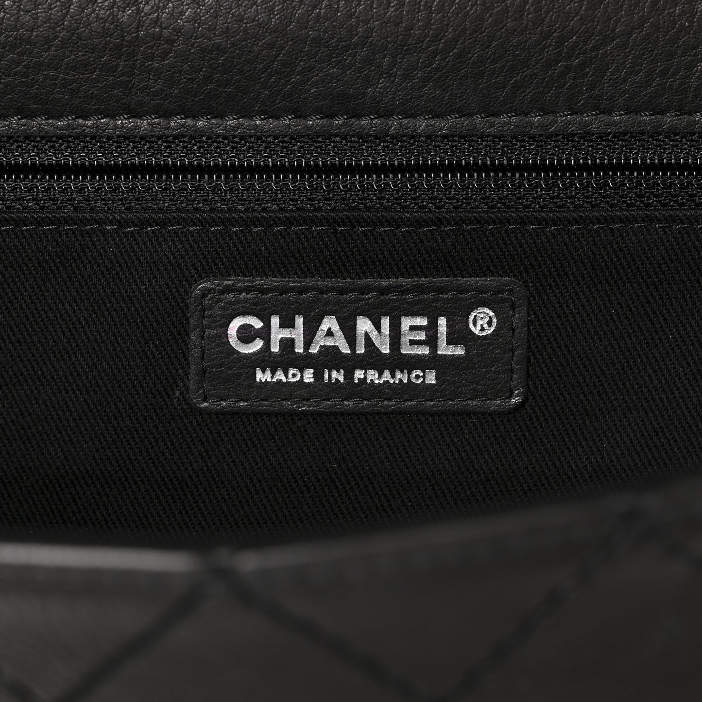 Goatskin Quilted Paris Dallas Saddle Bag Black