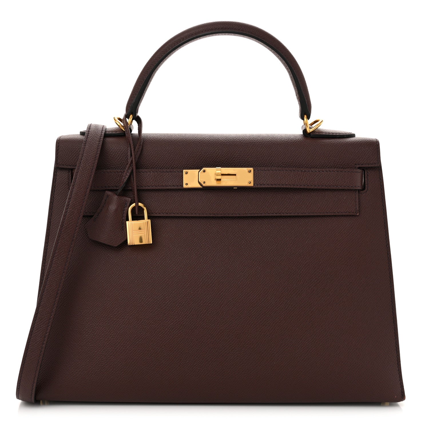 Hermes Epsom Kelly Sellier 32 Rouge Sellier 1 of 18