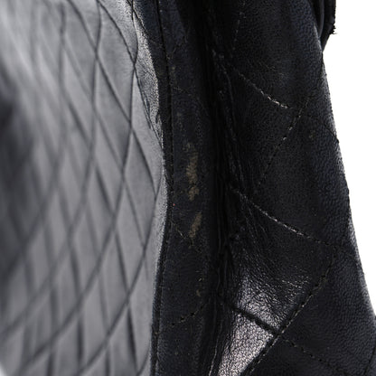 Chanel Lambskin Diamond Stitch Envelope Single Flap Black 8 of 10