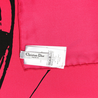 Christian Dior Silk D-Jungle Pop Butterfly Scarf Multicolor 6 of 6