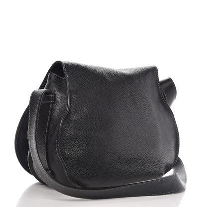 Chloe Calfskin Medium Marcie Round Crossbody Bag Black 3 of 11