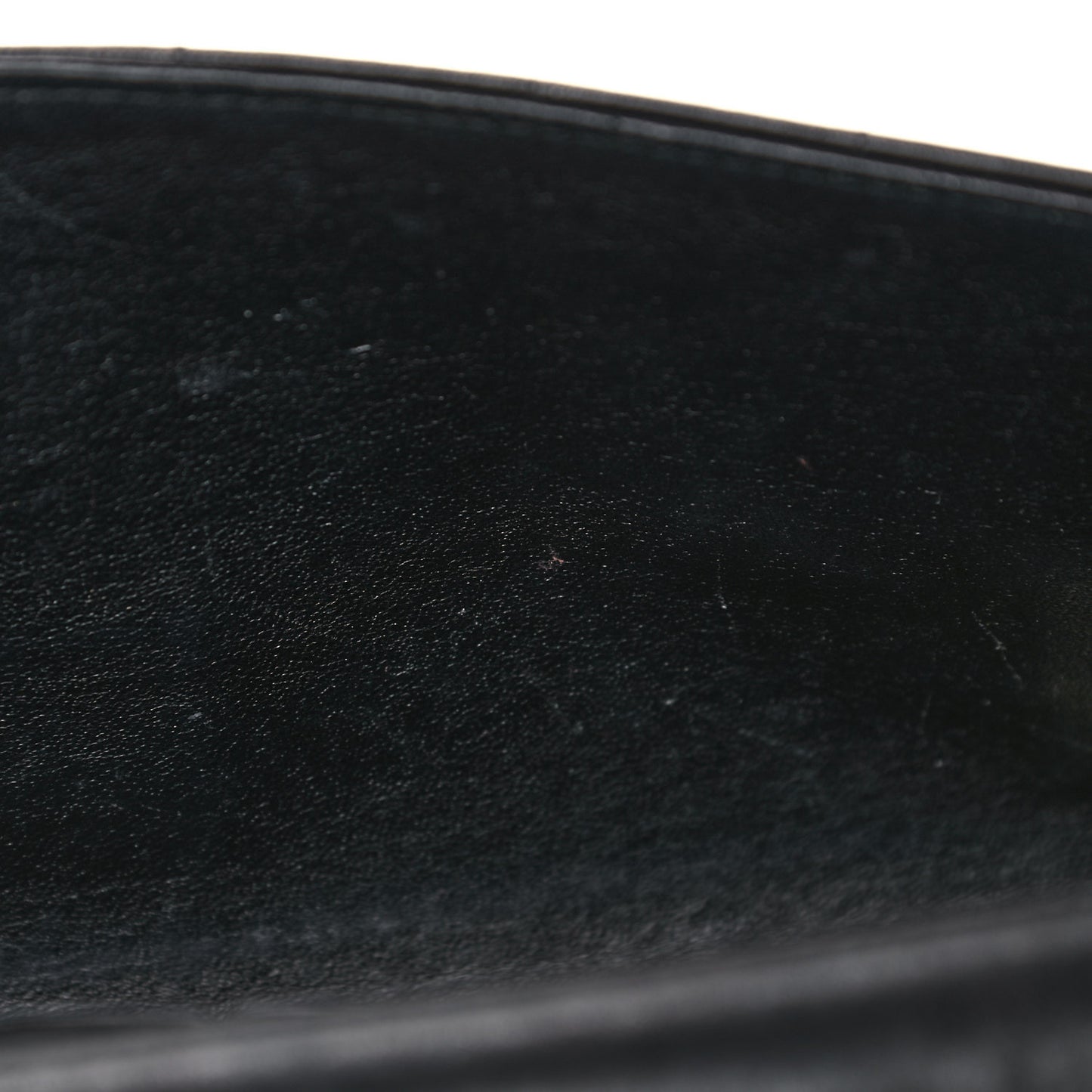 Lambskin Chocolate Bar Flap Black