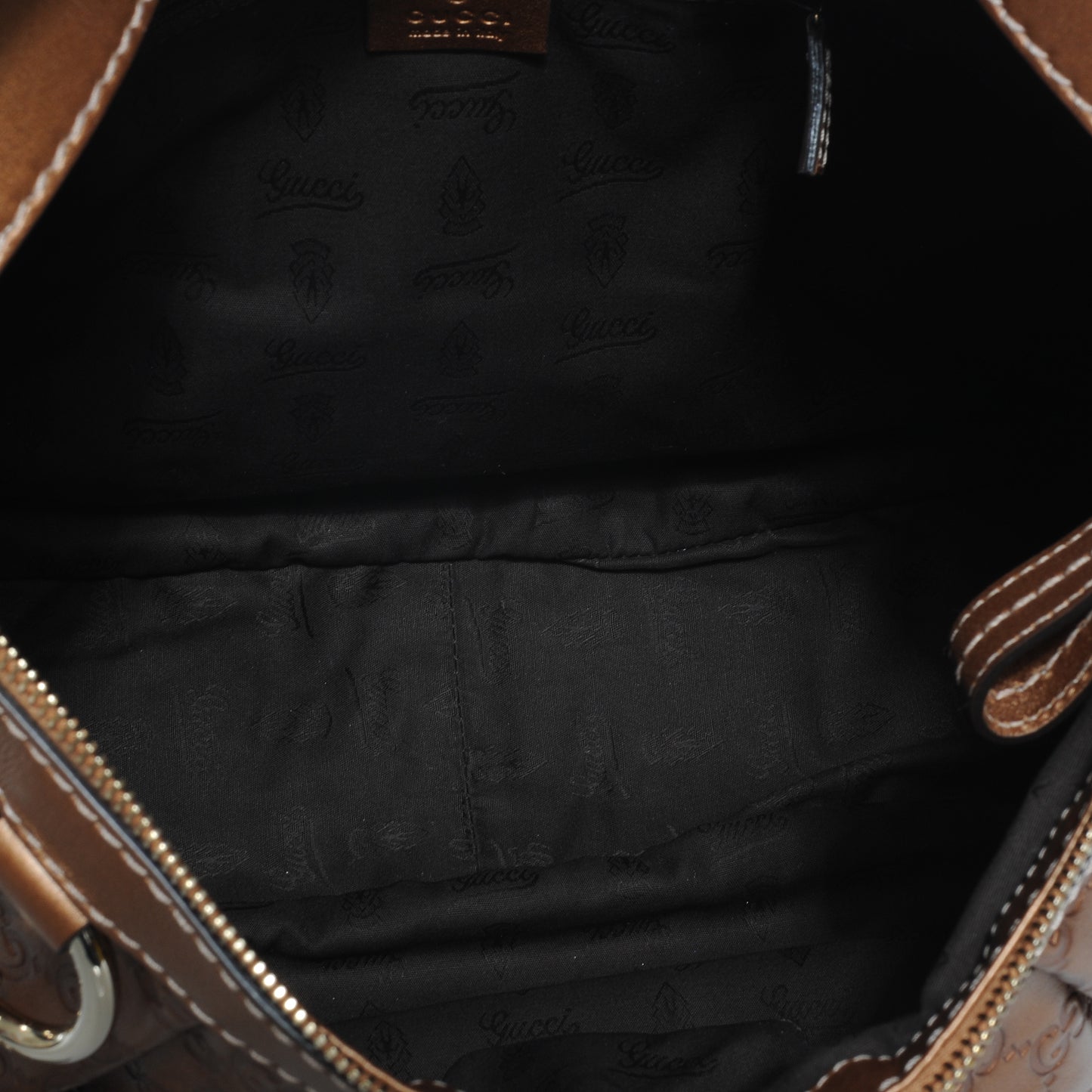 Guccissima Medium Sukey Hobo Bronze