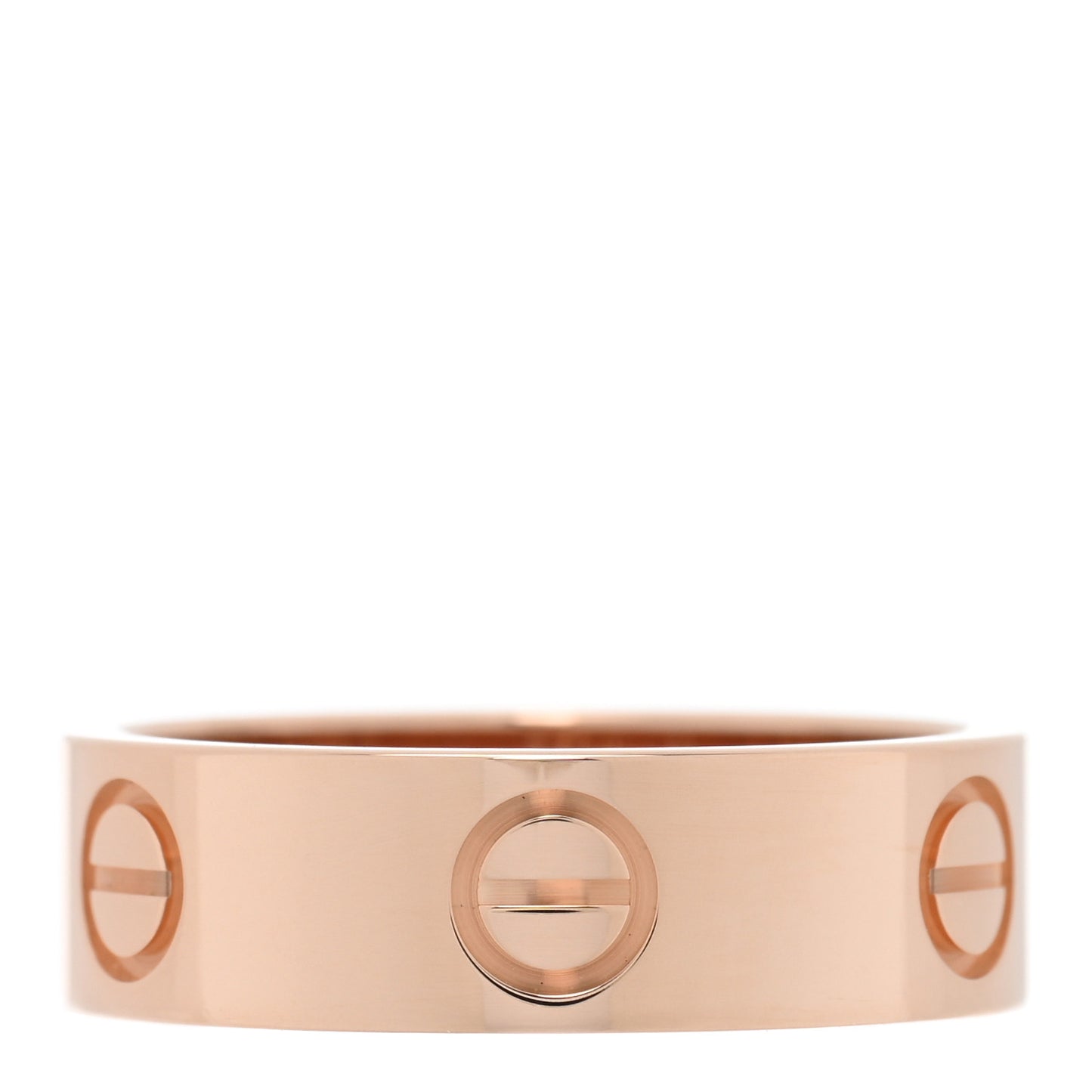 18K Pink Gold 5.5mm LOVE Ring 52 6