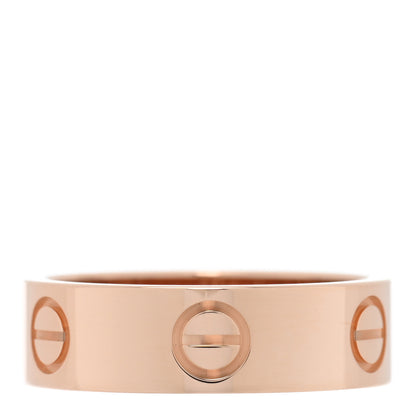 Cartier 18K Pink Gold 5.5mm LOVE Ring 52 6 3 of 5