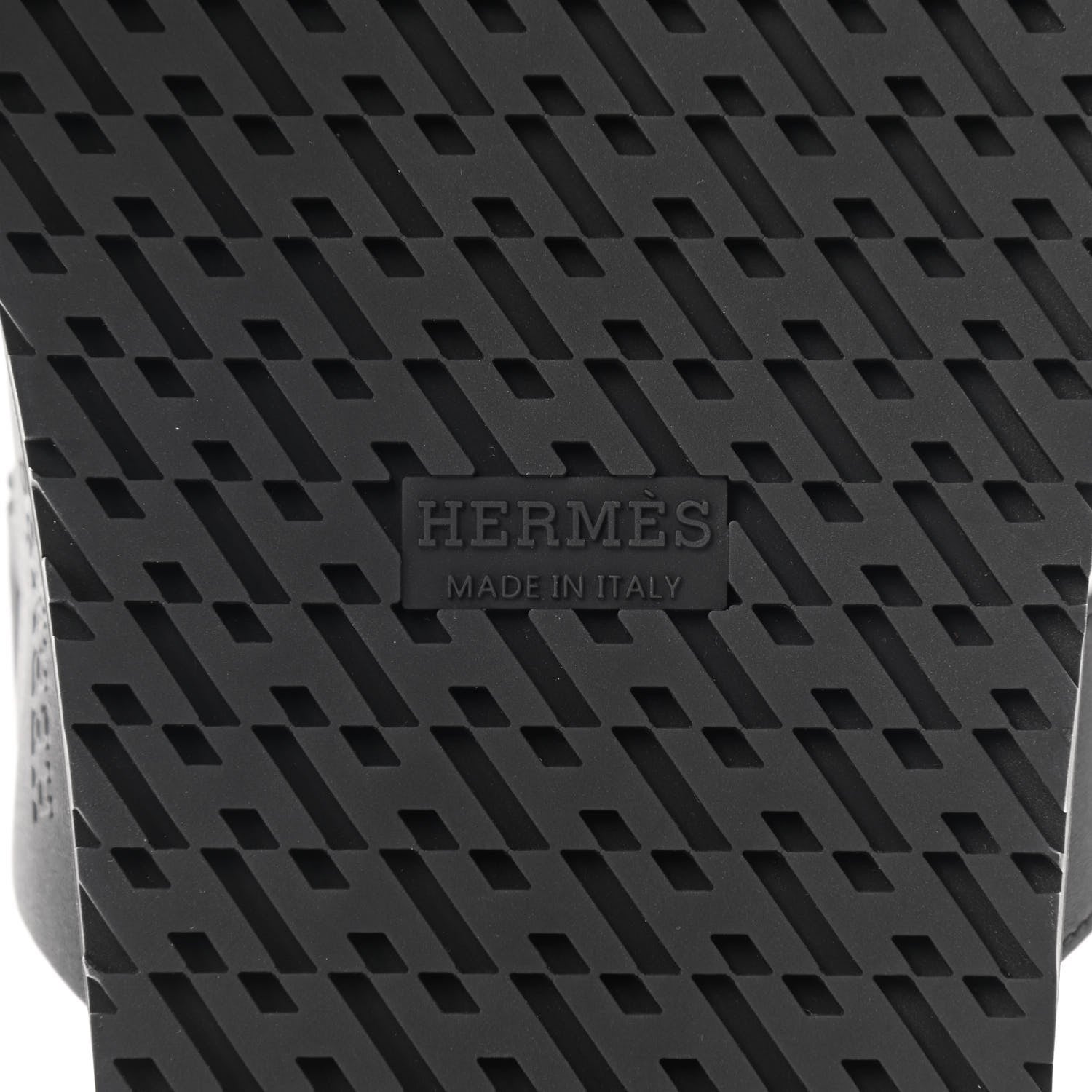 Hermes Calfskin Womens Chypre Sandals 38.5 Black 6 of 9