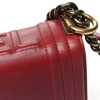 Chanel Glazed Calfskin Medium Boy Flap Red 14 of 14