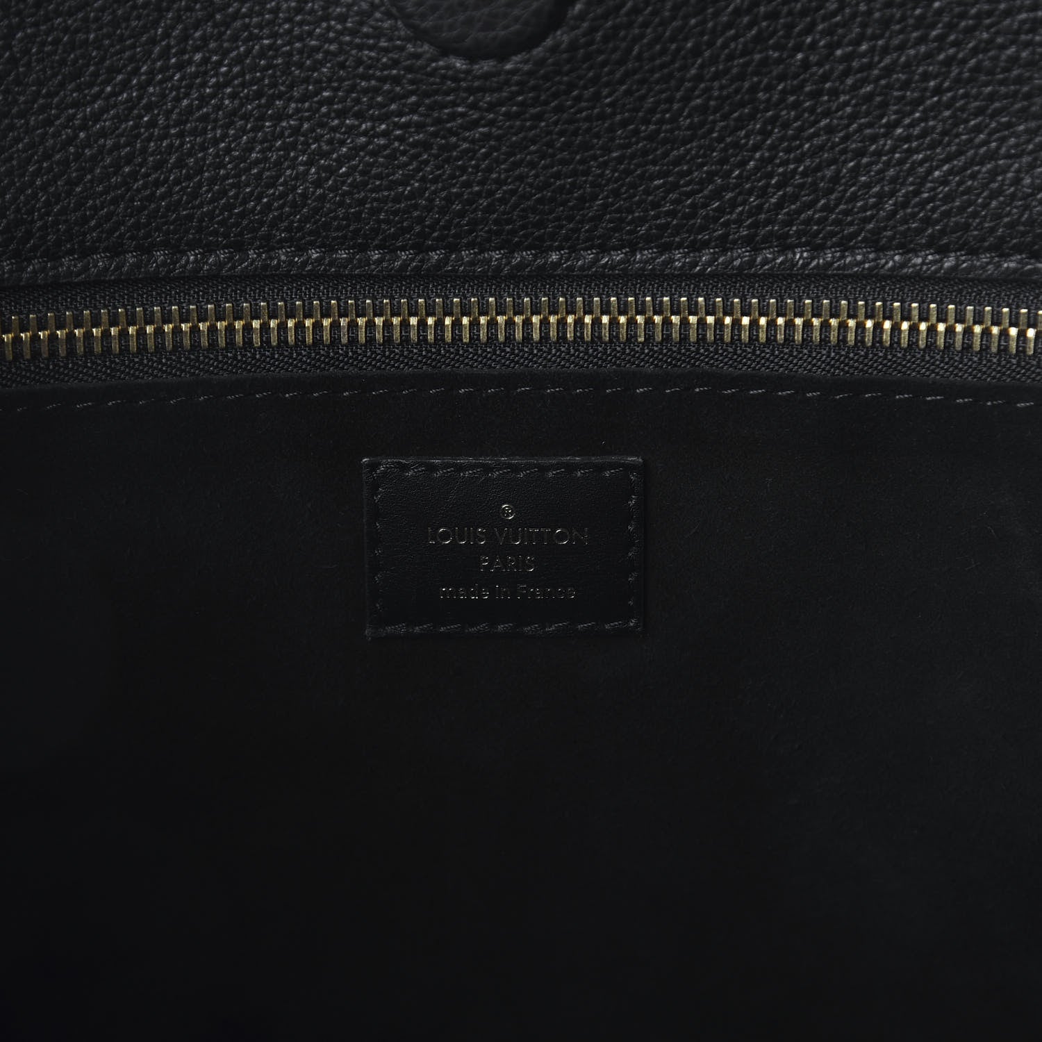 Louis Vuitton Veau Cachemire Tote W PM Black 6 of 9
