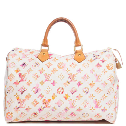 Louis Vuitton Watercolor Aquarelle Speedy 35 White 1 of 7