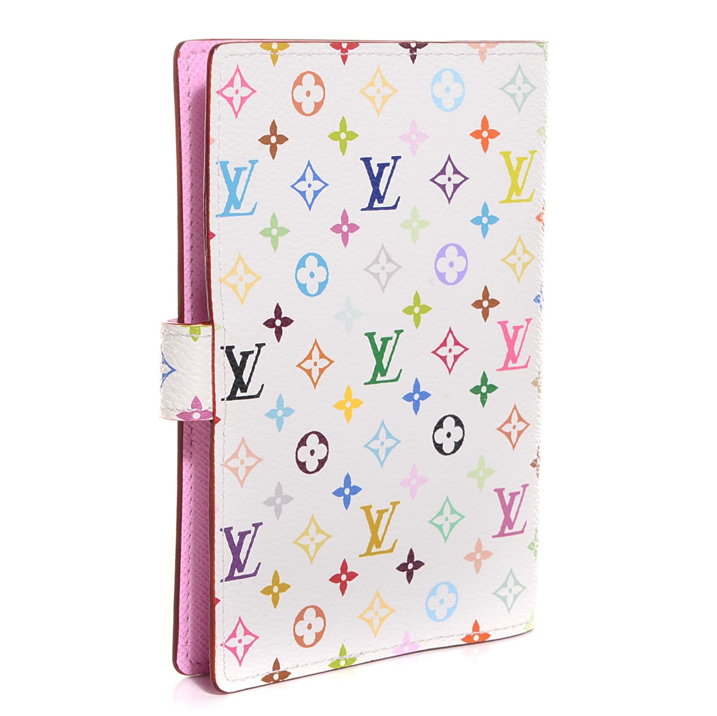 Monogram Multicolor Small Ring Agenda Cover White Litchi