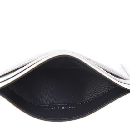 Chanel Caviar Quilted My Everything Card Holder White Black 5 of 9