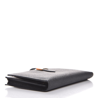 Hermes Epsom Bearn Gusset Wallet Black 4 of 8