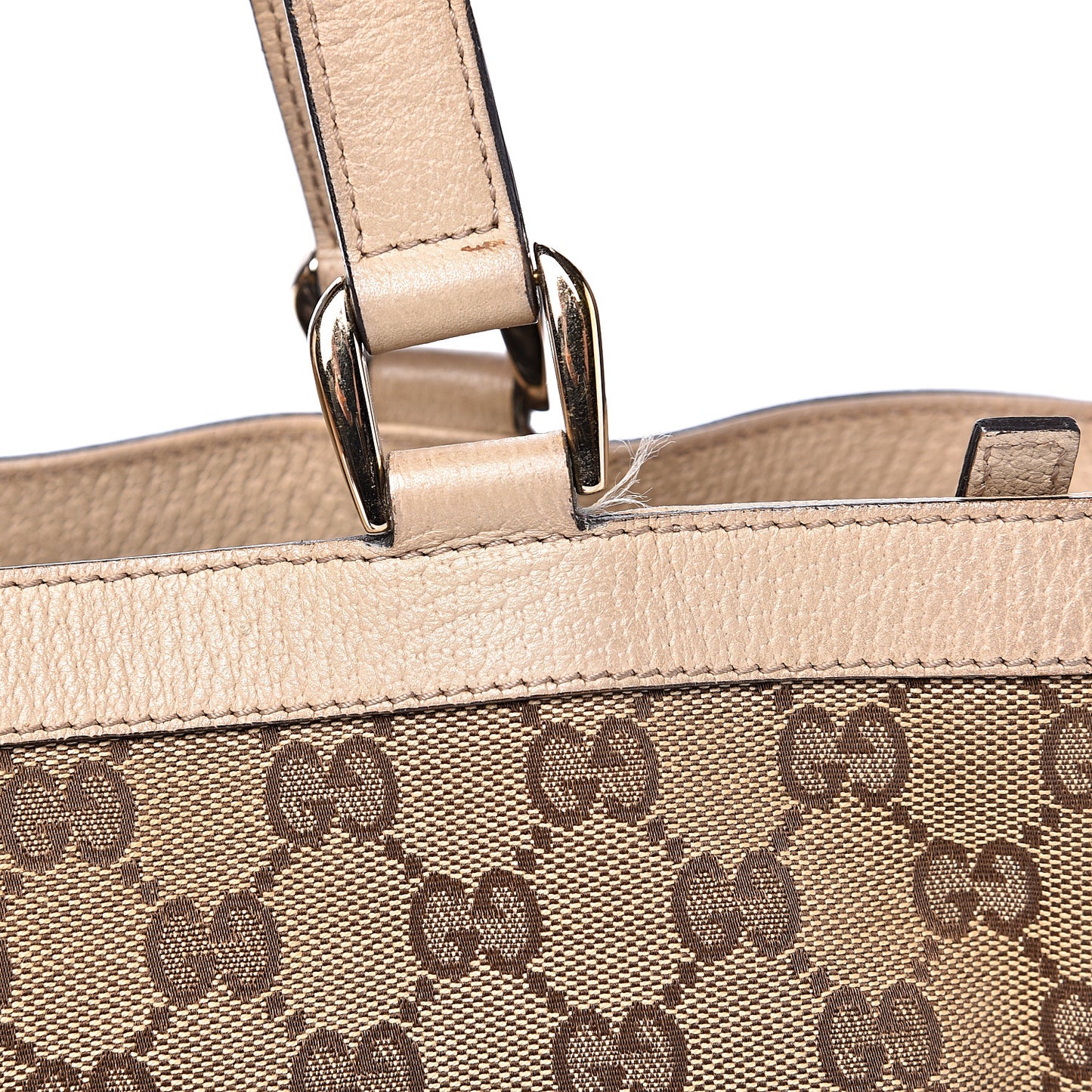 Monogram Medium Abbey Tote White