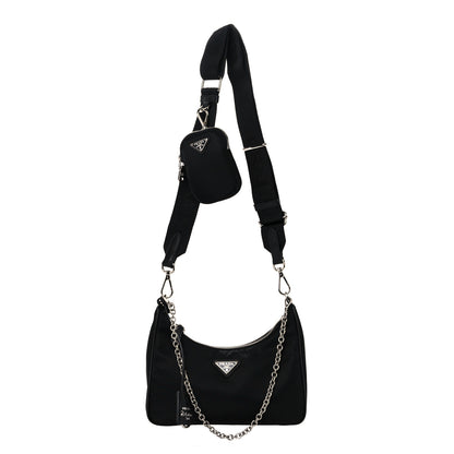 Prada Nylon Re-Edition 2005 Shoulder Bag Black 1 of 8