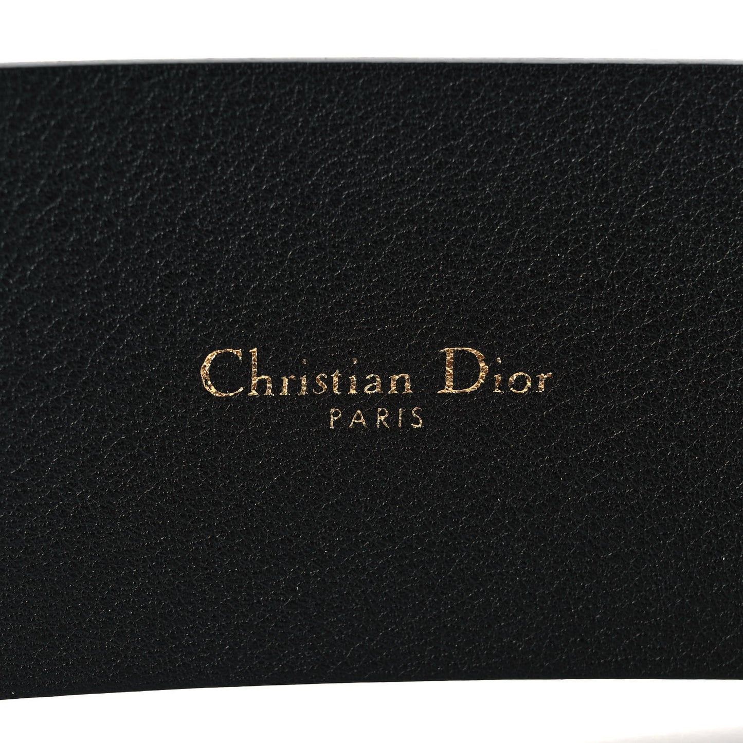 Calfskin Diorquake Belt 80 Black