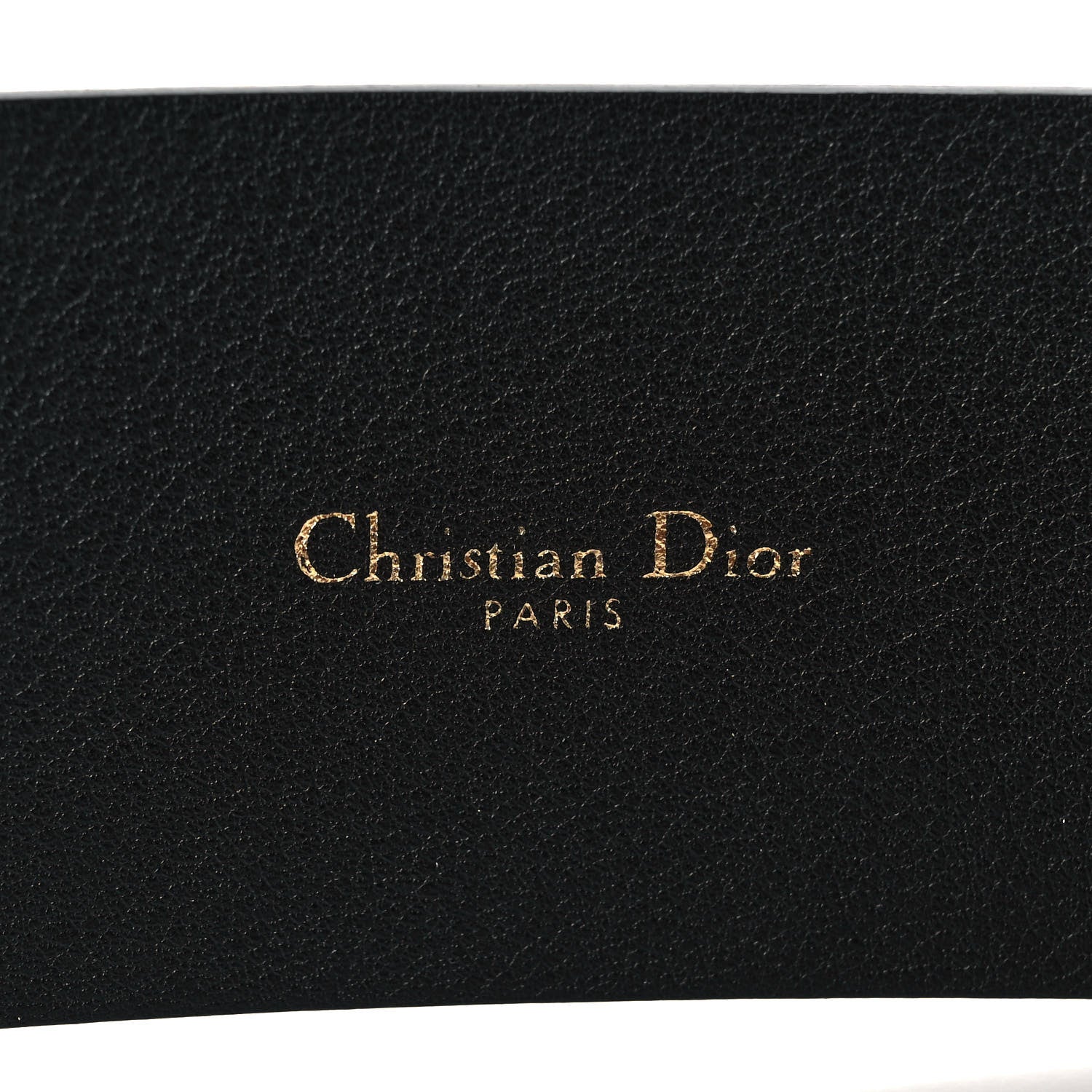 Christian Dior Calfskin Diorquake Belt 80 Black 3 of 4