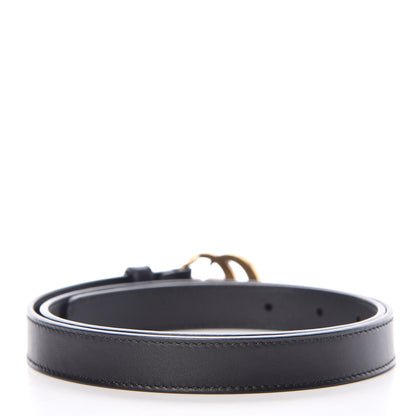 Gucci Calfskin Double G 20mm Belt 80 32 Black 3 of 6