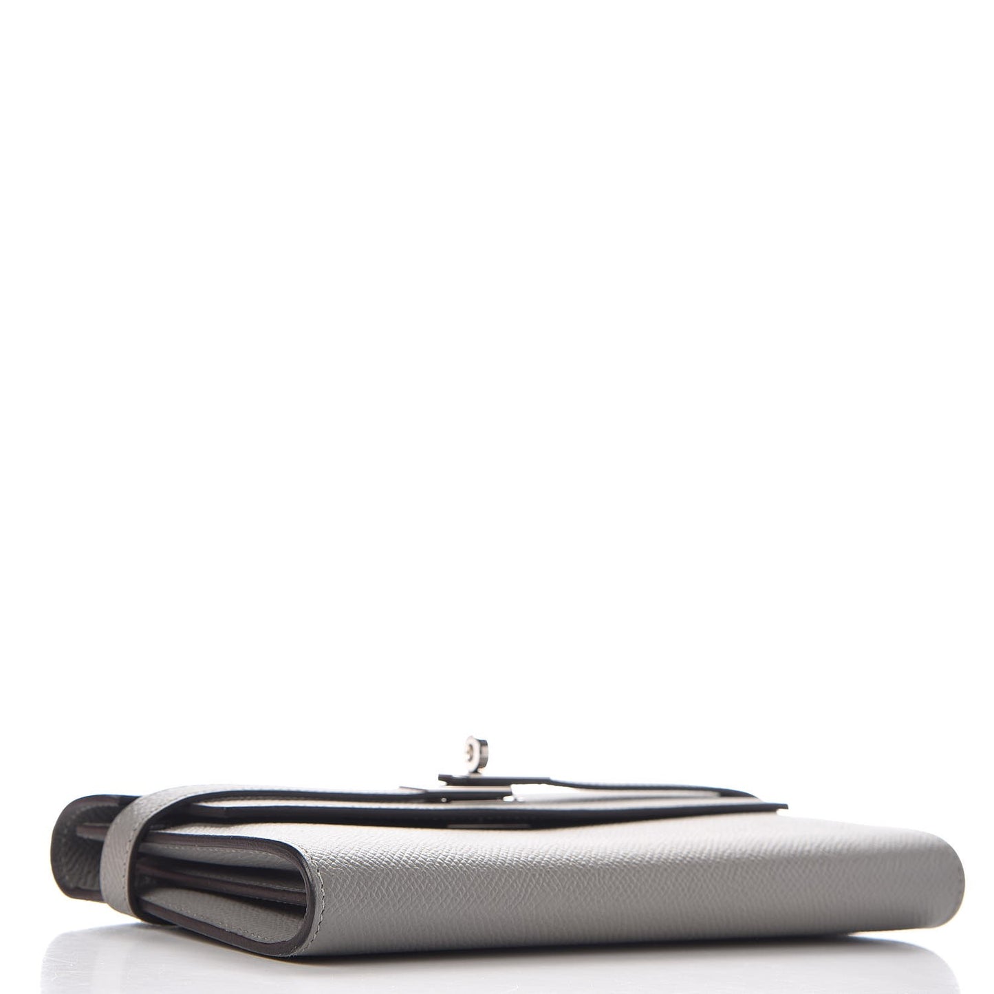 Epsom Kelly Longue Wallet Gris Mouette