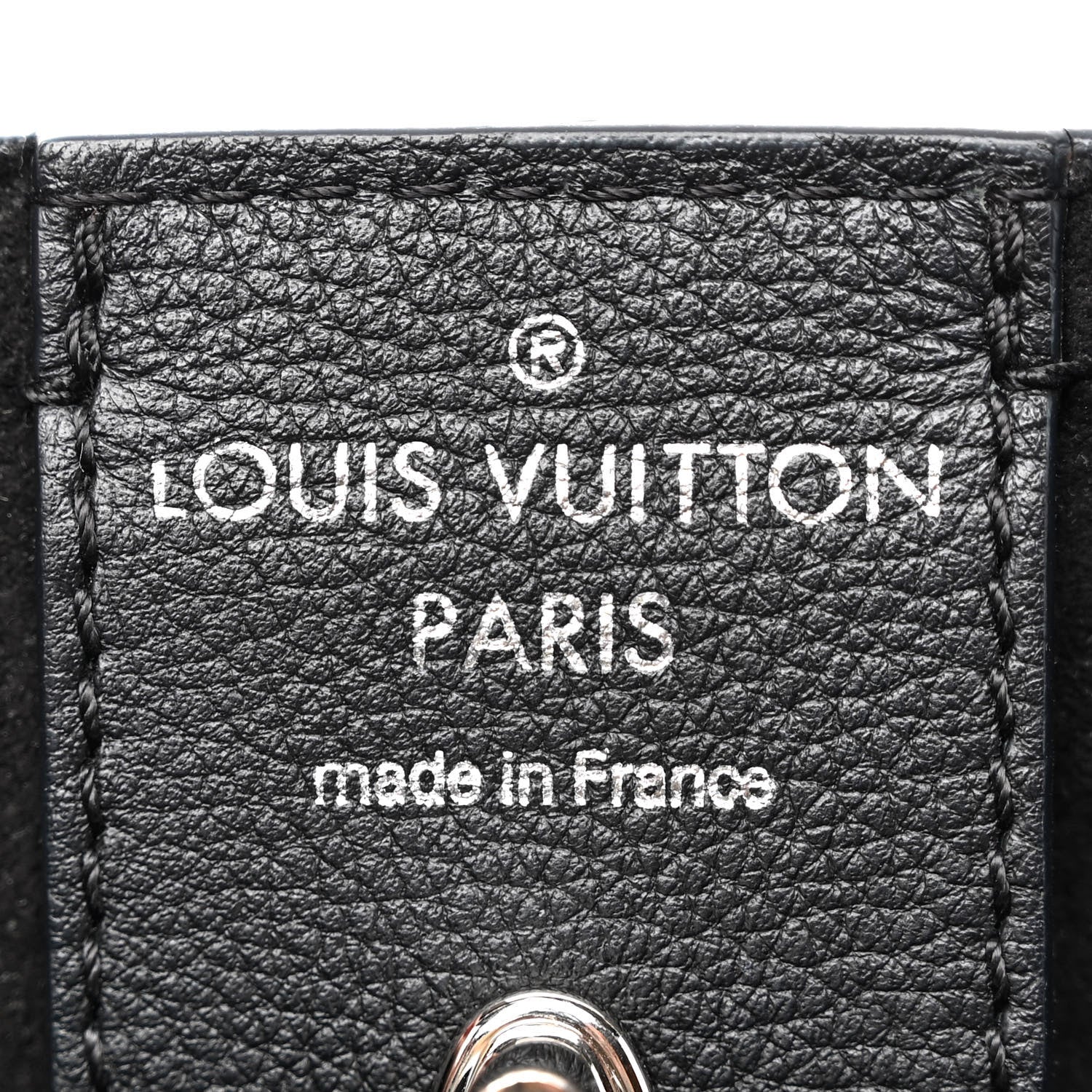 Louis Vuitton Calfskin Lockme Cabas Sky Black 6 of 11