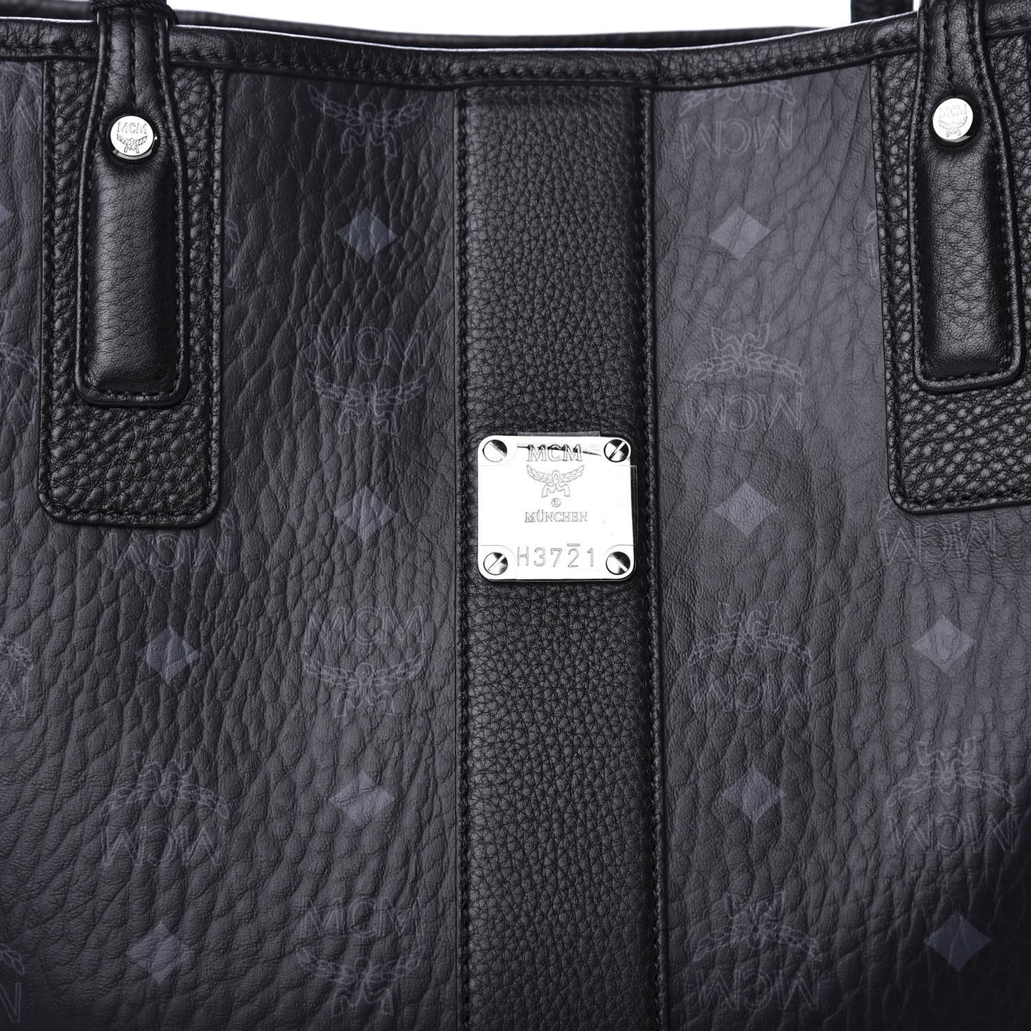 Visetos Large Liz Reversible Shopper Tote Black