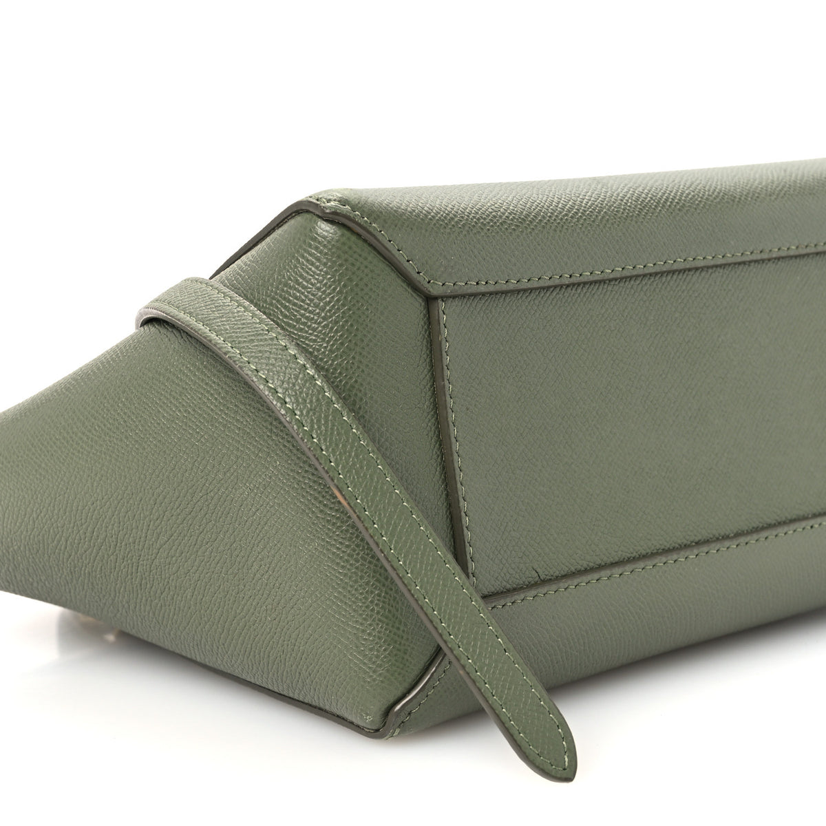 Celine Grained Calfskin Micro Belt Bag Army Green 9 of 12