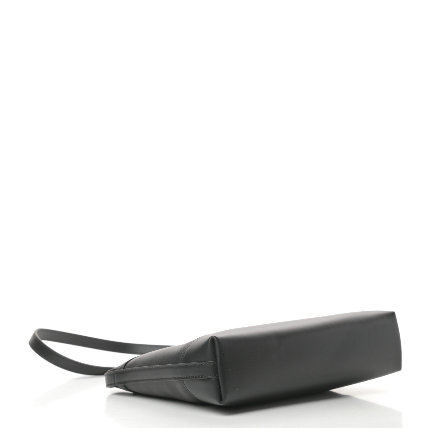 Balenciaga Calfskin Logo Shouder Bag Black 4 of 12