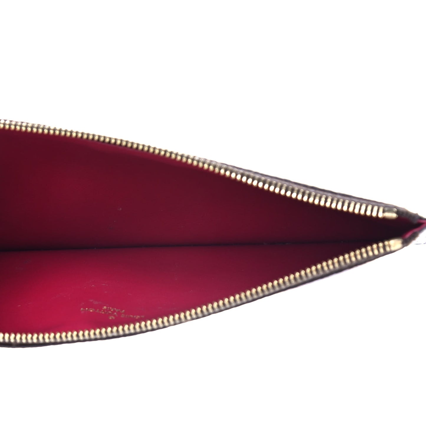 Monogram Felicie Chain Wallet Zippered Insert Fuchsia