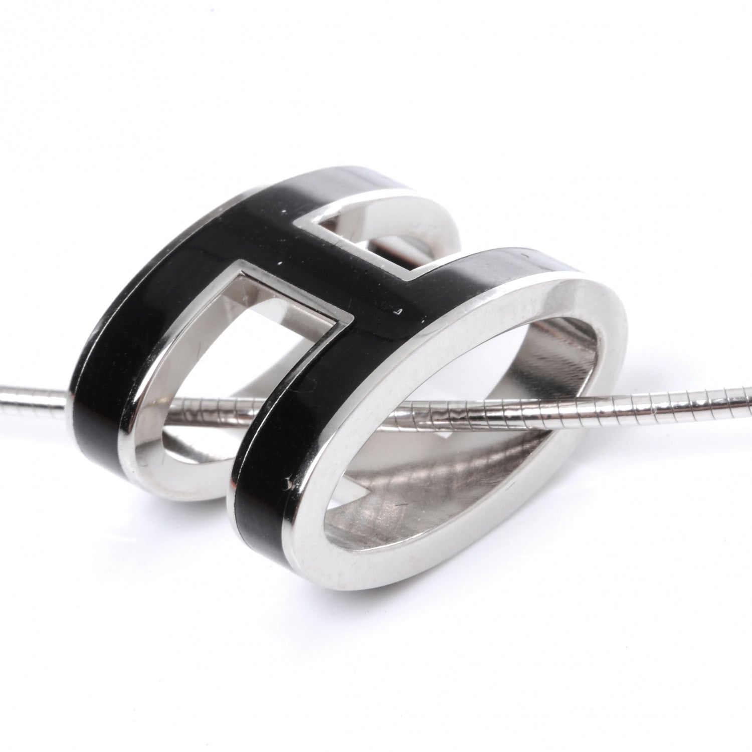 Hermes Pop H Necklace Black 4 of 6