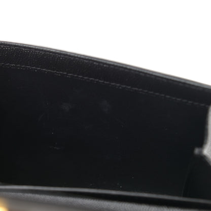Saint Laurent Grain De Poudre Uptown Chain Wallet Black 13 of 14