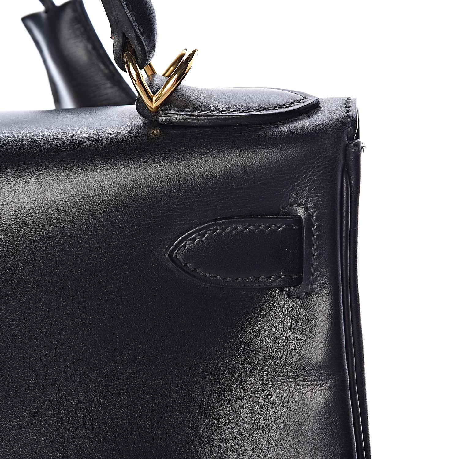 Hermes Box Kelly Retourne 28 Black 16 of 43