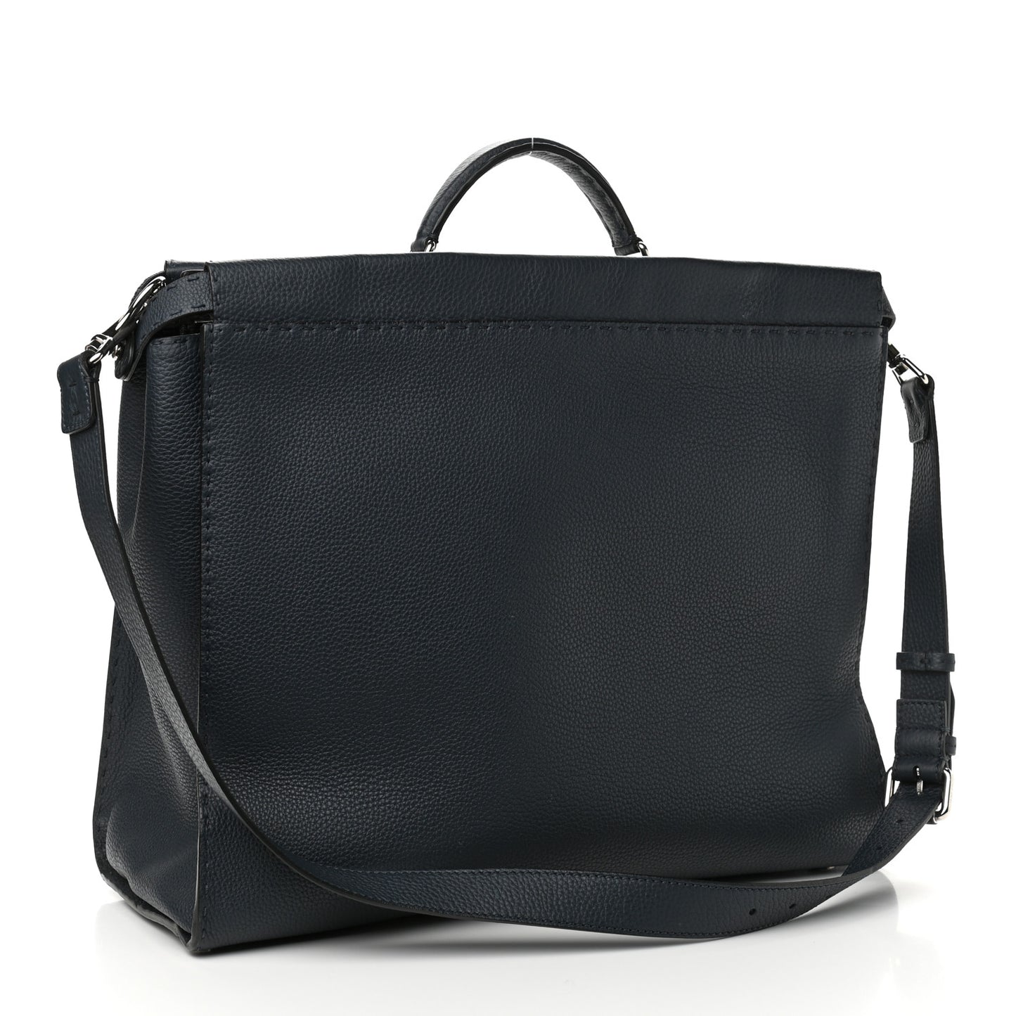 Cuoio Romano Selleria Monster Eyes Large Mens Peekaboo Iconic Essential Satchel Blue