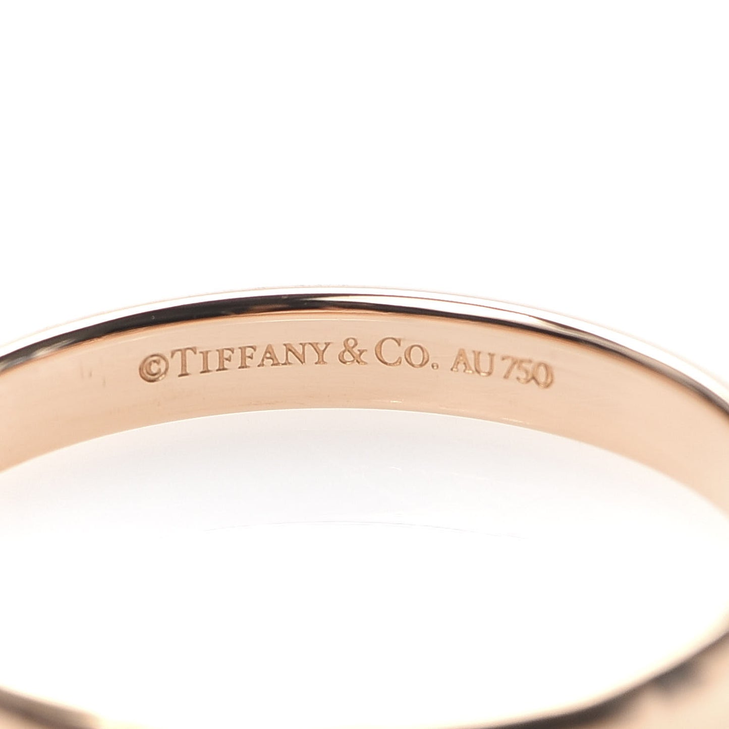18K Rose Gold 3mm Classic Wedding Band Ring 62 10