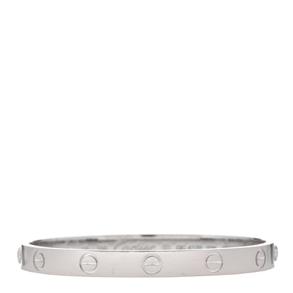 Cartier 18K White Gold LOVE Bracelet 16 1 of 5