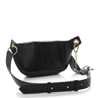 Givenchy Crackle Calfskin ID Belt Bag Black 3 of 12