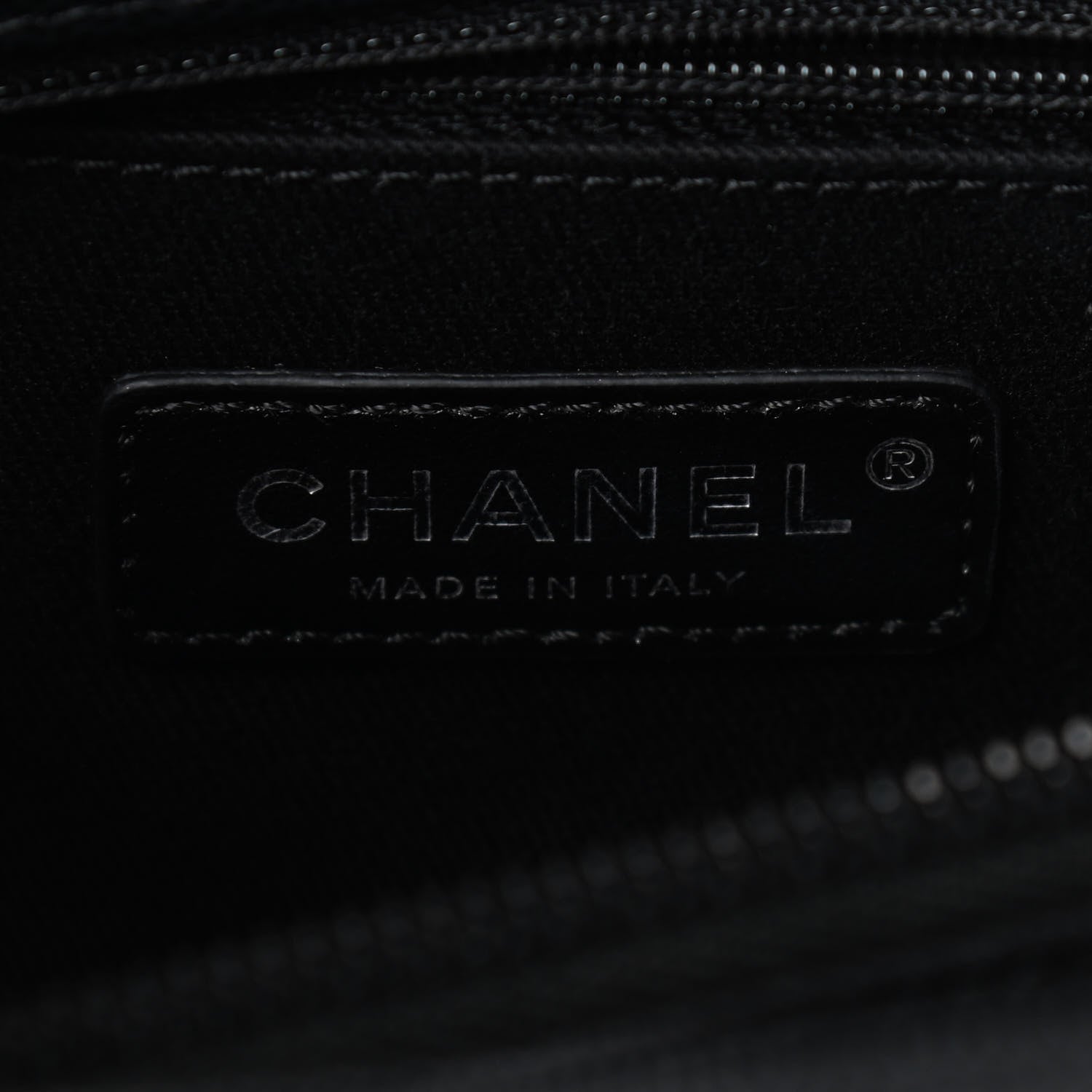 Chanel Caviar Chevron Quilted Small Coco Handle Flap So Black 6 of 9