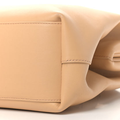 Bottega Veneta Calfskin Medium The Point Triangle Bag Almond 8 of 9
