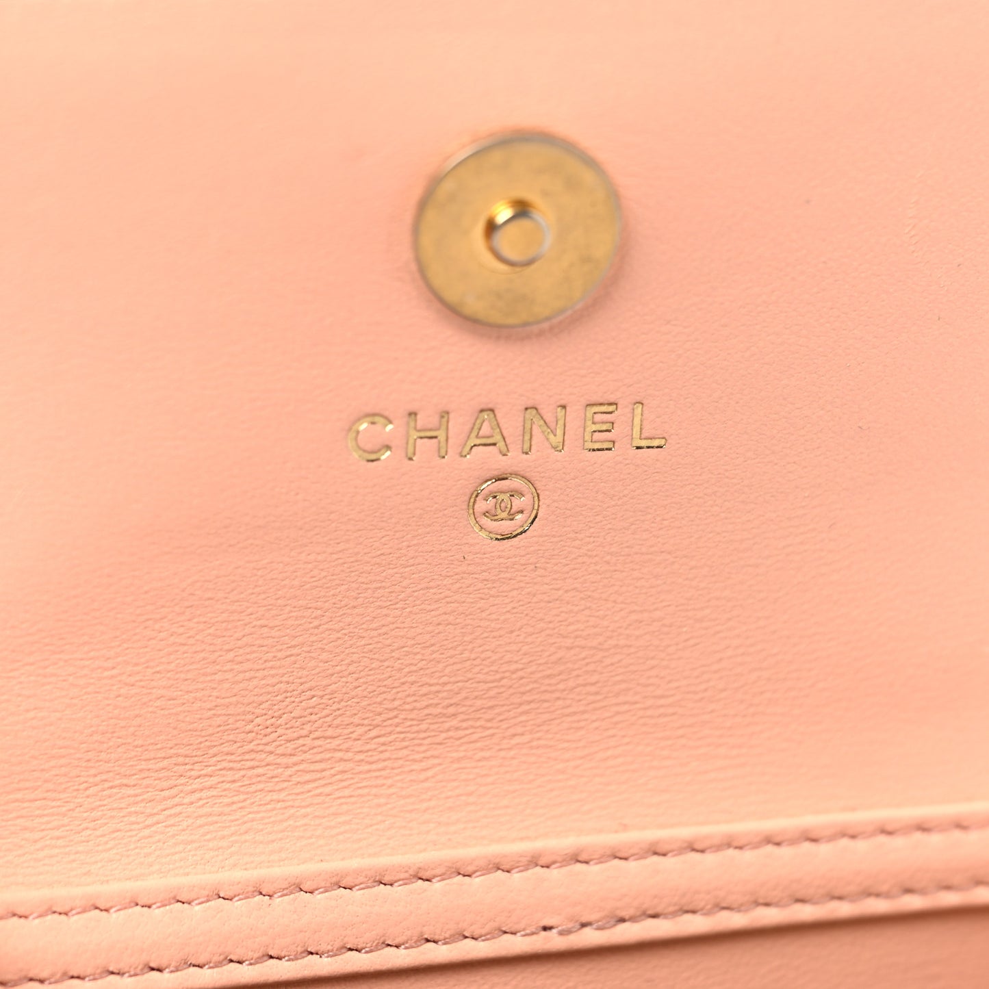 Lambskin Quilted Pearl Crush Waist Belt With Chain  Pink
