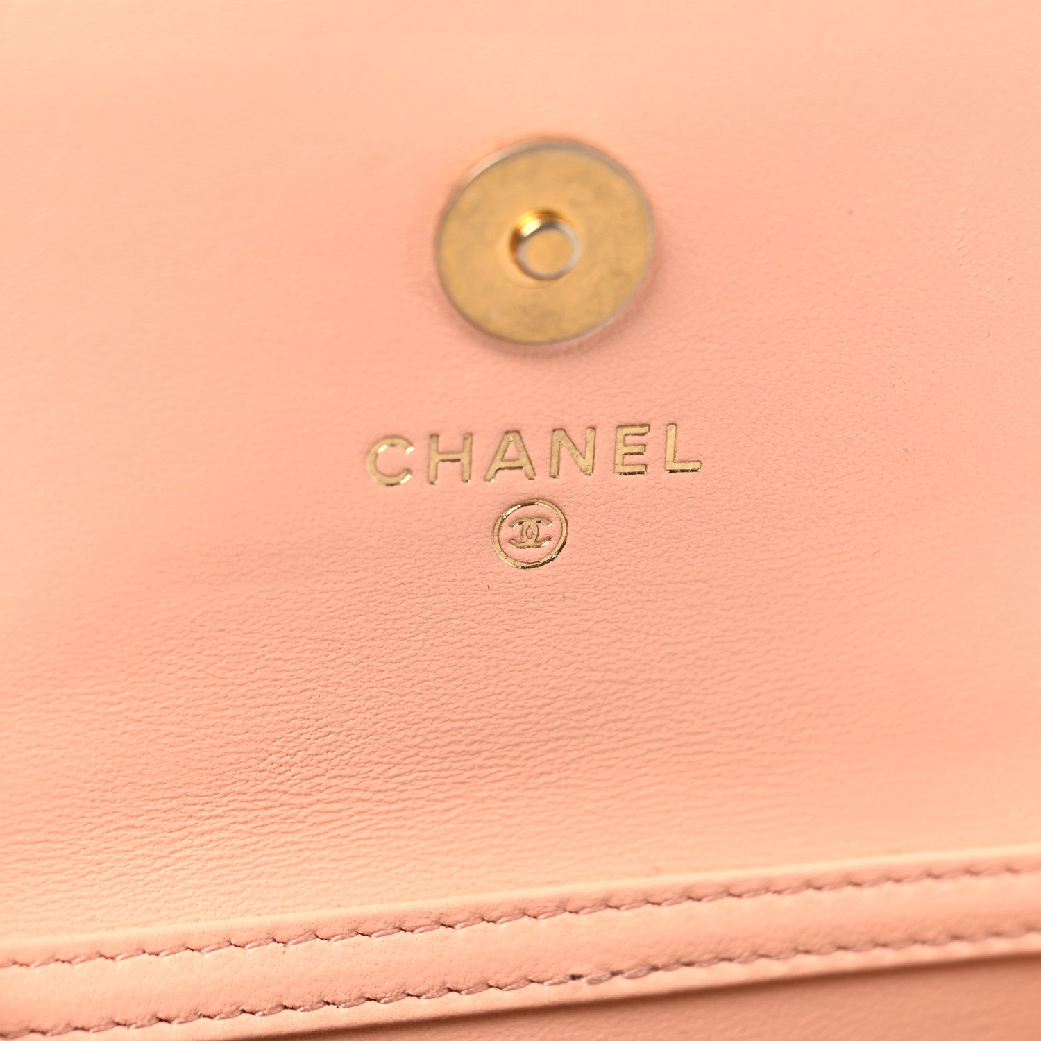 Chanel Lambskin Quilted Pearl Crush Waist Belt With Chain  Pink 6 of 11