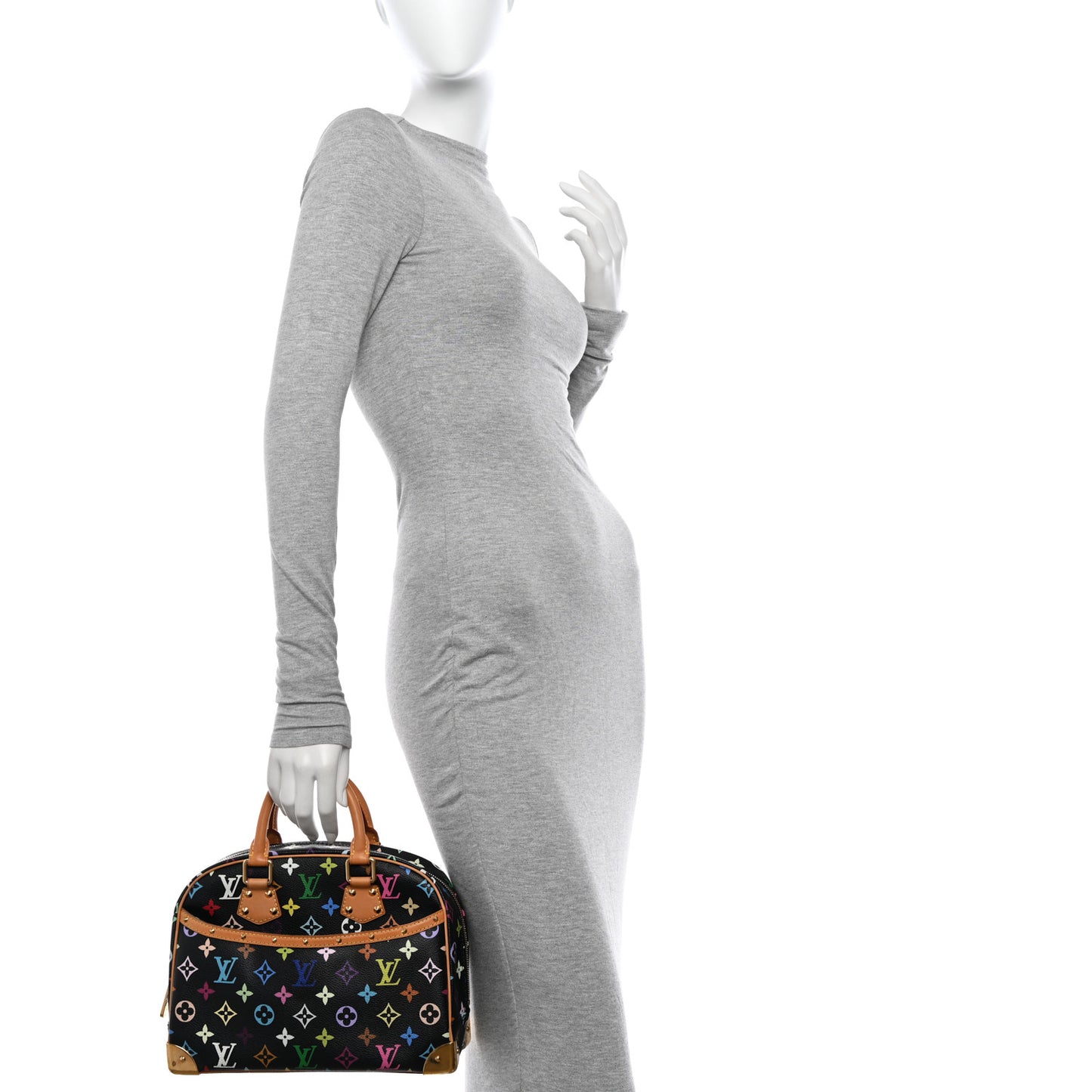 Monogram Multicolor Trouville Black