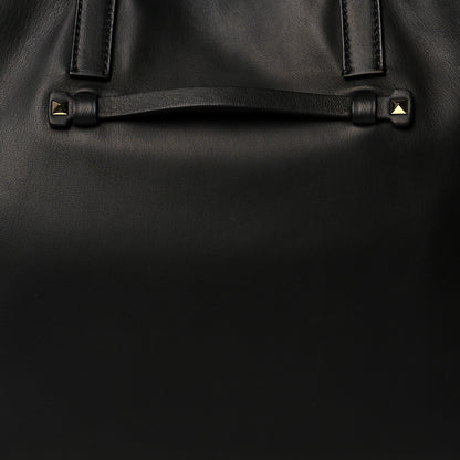 Valentino Garavani Nappa Medium Rockstud Soft Tote Black 7 of 9