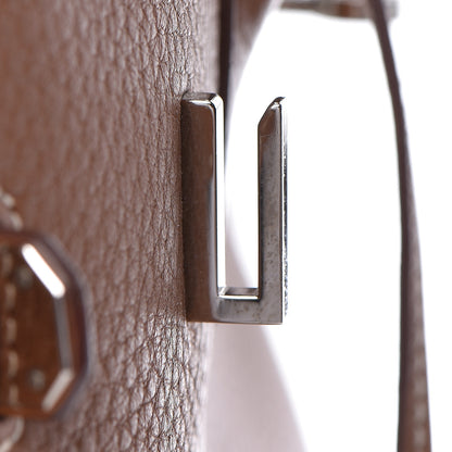 Hermes Taurillon Clemence Birkin 35 Gold 17 of 31